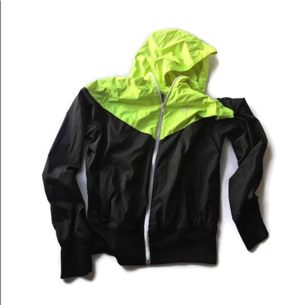 Nike Runner’s jacket yellow and black size M - Picture 1 of 3